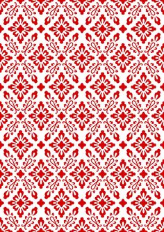 a red and white abstract pattern