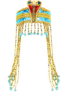 PRICES MAY VARY. Beaded Egyptian headband: you will receive 1 pieces women blue Egyptian headpiece with beautiful bead, which can be nicely matched with your different styles of outfit, which will be a nice addition to your whole dress up Comfortable to wear: the beaded blue costume wig is made of quality flannel, beads and rhinestone crystals, soft and comfortable, the color and fabric are bright and eye-catching; Note: it is recommended to clean and scrub it with a damp cloth Eye-catching desi Snake Headpiece, Egyptian Snake, Egyptian Headpiece, Beaded Headdress, Headband Costume, Egyptian Fashion, Beaded Headpiece, Headpiece Accessories, Blue Costumes