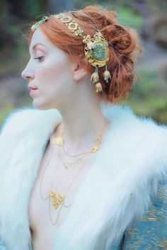 Bijoux Art Nouveau, Hair Reference, Fantasy Jewelry, Fantasy Clothing, Costume Design, Headdress, Hair Jewelry