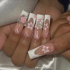 Nail Art Design 2023, Quinceanera Nails, Cute Acrylic Nail Designs, Really Cute Nails