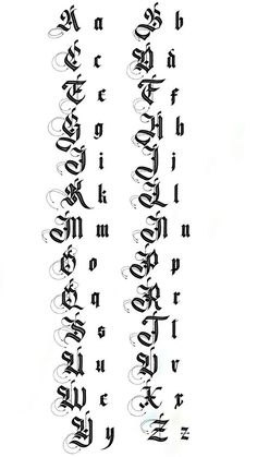 some type of calligraphy written in different languages and letters, all with the same language