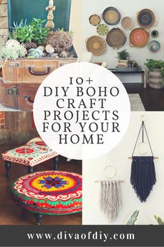 the top 10 diy boho craft projects for your home