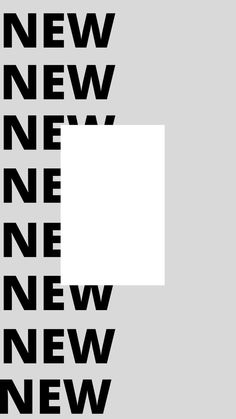 the words new, new, and old are arranged in black on a gray background