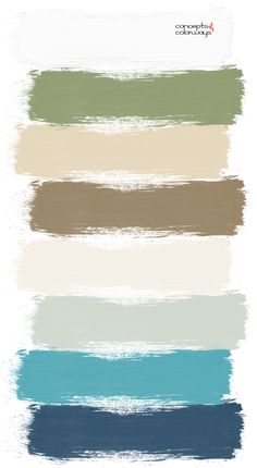 an image of different colors of paint