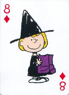 a drawing of a person dressed as a witch holding a book and playing card game