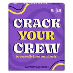 PRICES MAY VARY. INTRIGUING GAME FOR FRIENDS: Gather your favorite people, your ride-or-die squad, and prepare for a night of uproarious laughter and eye-opening revelations. With 200 unquestionably fun questions, this game guarantees bonding and belly laughs! So we’re here to help you discover who really knows you, in your crew! INCLUDES: 200 Question Cards, 12 Dry-Erase Answer Cards, 12 Dry-Erase Markers, 1 Dry-Erase Scoreboard, and an Instruction Manual. ENTERTAINING GAMEPLAY: Draw a card and Game For Friends, Game For Adults, Fun Questions, Question Cards, The End Game, Game Nights, Belly Laughs, Eye Opening, Adult Games