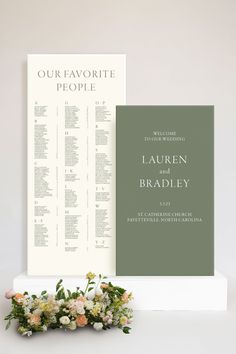 Wedding Sign Ceremony Lily Roe Co. Wedding Signage Greenery, Wedding Welcome And Seating Sign, Statement Seating Chart Wedding, Wedding Seating Chart By Last Name, Large Wedding Signage, Wedding Welcome Display, Seating Chart Large Wedding, Sage Green Wedding Signage, Wedding Signage List