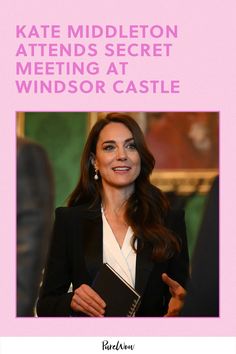 kate middelton attends secret meeting at windsor castle, where she will be attending