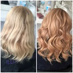 Platinum Copper Hair, Blond To Strawberry Blond, Copper Hair For Blondes, Light Blonde Copper Hair, Cooper Blonde Balayage, From Blonde To Copper Hair, Red Hair For Blondes, Hair Color Ideas For Strawberry Blondes, Starberry Blonde Hair