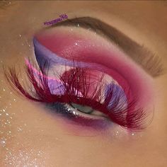 Tease Lashes & Cosmetics™️🎀’s Instagram photo: “🔥 Glam using our Brat lash slayed by @trayzmua2416 💕 Obsessed with these colors & this design 😍 Browse our Colorful Lash Collection to…” Crazy Lashes, Colored Spikes Lashes, Lilac Street Lashes, Editorial Purple Makeup, Pink And Purple Drag Makeup, Unique Makeup, Makeup Art, Lashes, Makeup