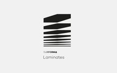 the logo for surfforma's laminates is shown in black and white