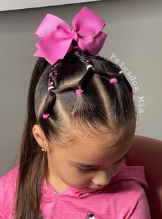 Kids Updo Hairstyles, Ponytail Hairstyles For Kids, Easy Easter Hairstyles, Easter Hairstyles For Curly Hair, Kids Curly Hairstyles