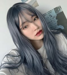 Hair Korean, Hair Color Streaks, Korean Hair, Hair Streaks, Dye Ideas, Pretty Hair Color, Hair Color Blue, Brown Blonde Hair