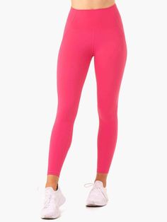 Sola High Waisted Leggings   Pink Easy 30 day return policy Best Leggings For Women, Flared Leggings, Compression Tights, Compression Fabric, Best Workout, Best Leggings, Leggings For Women, Gym Leggings, Gym Yoga