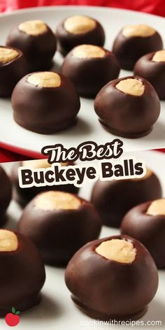 these are the best buckeye balls i've ever made and they taste like peanut butter