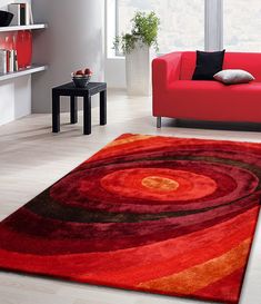 With a soft cozy touch this shag area rug brings luxury and enchant your house with color and deep silky pile. Rug Designs, Design Statement, Orange Area Rug, Shag Area Rug, Black Area Rugs, Soft Rug, Red Area Rug, Orange Rugs, Brown Area Rugs