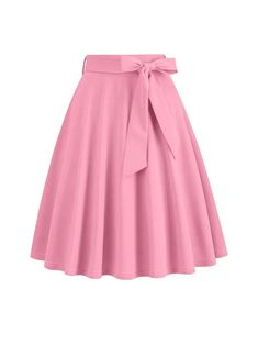 Workwear | High Waisted | Midi Skirt | Cute Skirts | Prolyf Styles – ProLyf Styles Elegant A-line Mini Skirt Solid Color, Elegant Pink Solid Color Skirt, Elegant Pink Solid Skirt, Formal Pink Pleated Skirt, Formal Pink Flared Skirt, Formal Flared Pink Skirt, Pink Knee-length Skirt For Formal Occasions, Formal Pink Knee-length Skirt, Formal Solid Color Skirt