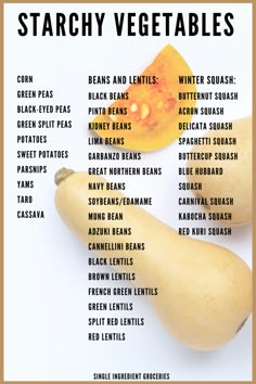 an image of a list of healthy vegetables