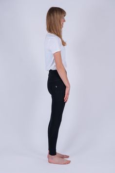 We have taken the best features of jodhpurs and riding leggings to create Flexars. The perfect blend of comfort, quality and performance. Flexars are thick and flattering, giving you all the support and coverage you need. Their high-waist caresses your back, with their sculpting ‘second-skin’ material providing you with the ultimate leggings. They’re made from a unique blend of Supplex Lycra and Nylon - which is a stain-resistant, breathable, fast-drying, and durable material which is perfect fo Riding Leggings, Childrens Leggings, High Quality Leggings, Female Fighter, Fast Fashion Brands, Jodhpur, Your Back, Tight Leggings, Cotton Bag