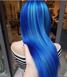 Light Blue Hair Ombre, Drawing Reference Hair, Blue Hair Ombre, Should I Dye My Hair, Hair Mascara, Funky Hair, Cute Hair Colors