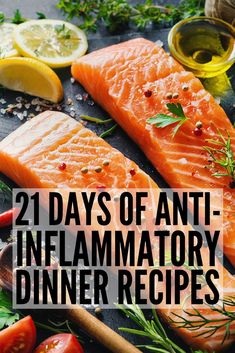 21 Day Anti Inflammatory Diet for Beginners | Looking for an anti-inflammatory meal plan to help boost your immune system and keep your autoimmune disease under control while also helping you to lose weight? We’ve put together a 21-day meal plan for beginners, complete with breakfast, lunch, dinner, and snack recipes you’ll love. #weightloss #cleaneating #antiinflammatory #antiinflammatorydiet #antiinflammatoryrecipes 21 Day Meal Plan, Tea Health, Diner Recept, Diet For Beginners