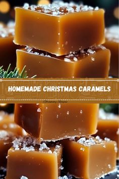 The holiday season is a time for warmth, family gatherings, and sweet indulgences. Among the beloved treats shared during this festive time, homemade caramels stand out as a delicious, heartwarming option. Making caramels at home not only allows for a personal touch but also fills your kitchen with the inviting aroma of buttery, caramelized sugar. This guide will walk you through creating these delightful Christmas caramels, perfect for gifting or enjoying with loved ones. Condensed Milk Caramel, Caramel Ingredients, Homemade Fudge Recipes, Christmas Recipes Easy, Christmas Food Gifts, Decorating Cookies, Candy Recipes Homemade, Christmas Food Dinner, Caramel Recipes