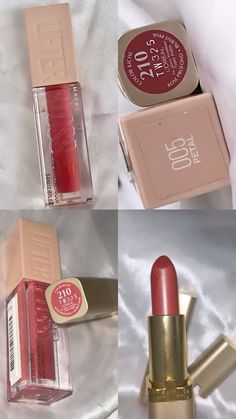 Maybelline 005 petal / l’oreal 210 rose profond L'oreal Lipstick, Maybelline Lipstick, Lipstick Art, Lipstick Swatches, Gloss Lipstick, Liquid Lipstick, Color Combos, Lip Makeup