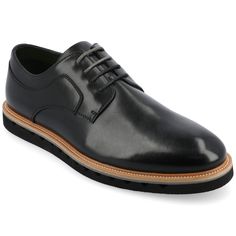 The William derby shoe from Vance Co. seamlessly blends sophistication and comfort with its 1-inch heel, lace-up closure, and classic round toe design. Crafted from faux leather this style offers a stylish choice for various occasions. The mesh lining, 6 mm Tru Comfort Foam™ footbed, and rubber outer sole ensure breathability, comfort, and support, making the William a versatile and conscientious addition to your footwear collection. Derby Shoe, Derby Dress, Closed Toe Shoes, Black 13, Footwear Collection, Round Toe Heels, Women Men Shoes, Derby Shoes, Lace Up Shoes