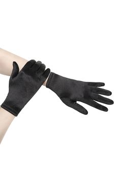 These wrist length gloves,truly elegant accessories in smooth stretch polyester to complement your outfit, perfect for all kinds of special occasions. Features: Polyester 8.6 inch / 21.8cm long Pull on closure Hand wash only 1920s Accessories, 1920s Headpiece, Green Gloves, Short Satin, 1920s Vintage, Opera Gloves, Wedding Dresses Plus Size, Evening Gowns Formal, Elegant Accessories