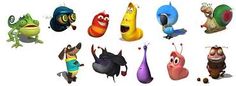 an image of many different cartoon characters