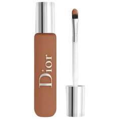 A caffeine-infused, radiant concealer that delivers waterproof and crease-proof full coverage with an innovative makeup brush applicator for precision.Coverage: FullFinish: Radiant Highlighted Ingredients: - Caffeine-Infused Formula: Helps skin feel energized and visibly de-puffs under-eye circles.What Else You Need to Know: This Dior makeup essential is a powerful spot concealer that offers an immediate radiance boost. Micro-pigments visibly blur imperfections and brighten the complexion to mak Dior Backstage Concealer, Dior Concealer, Spot Concealer, Make Eyes Pop, Dior Backstage, How To Match Foundation, Sparkly Eyes, Feel Energized, How To Apply Concealer