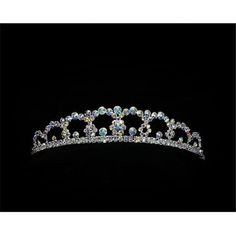 Specifications Height: 1.25 inchesFeatures Silver rhinestone tiara with AB stone Custom designed and manufactured by High quality and great value - SKU: ZX9SNWD220