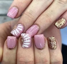 Dainty Nails, Nails And Toes, Nails And Hair, Spring Nail Art, Flower Nail Art, Make Up Nails, Nails And Makeup, Up Nails, Nails Toes