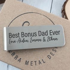 Best Bonus Ever Money Clip Name Gifts, Gifts For Wedding Party, Buy Handmade