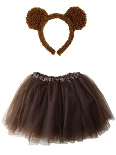 Brown Bear Costume - Complete Kids Costume Set with Tutu and Headband - Sydney So Sweet Mama Bear Costume Diy, Brown Bear Costume Diy, Bear Costume Womens, Adult Bear Costume, Brown Bear Costume, Carnaval Outfits, Bear Halloween Costume, Halloween Tutu Costumes