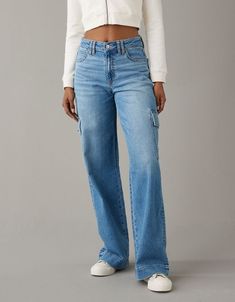 Jean Trends, Petite Women, Best Jeans, Mens Outfitters, Country Outfits, American Eagle Jeans, Girls Jeans, Baggy Jeans, Favorite Jeans