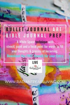 Here is a live look at how to use your Bullet Journal Page and planner to prep for your Bible Journaling entry this season. Watch the live tutorial and begin your Bullet Journaling Art Prep for Bible Journaling. Watch, Share & Pin for future reference. Bullet Journal Design, Bible Journaling For Beginners, Bullet Journal Page, Study Resources, New Bible, Art Resources, Friends Group, Encouraging Scripture