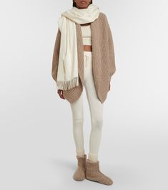 Cocooning cashmere scarf | Loro Piana Cashmere Shawl For Fall, Cashmere Scarves For Fall, Cashmere Pashmina Shawl For Fall, Cream Wool Scarf For Fall, Winter Cashmere Pashmina Shawl, Cozy Cashmere Shawl For Fall, Cashmere Scarf Wrap Shawl, Winter Cashmere Shawl For Layering, Cashmere Wrap For Winter