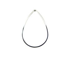 You will receive a set of 8 large rhodium plated on raw brass teardrop shaped wire charms. These measure 37.7mm X 24.5mm. These wires are not round and are 18 gauge. Bulk discounts are available on our Brooklyn Charm website only. Check out all the finishes we carry of this product: https://www.etsy.com/shop/EpochBeads/search?search_query=teadrop2&order=date_desc&view_type=gallery&ref=shop_search Check out all the wire charm findings we carry here: https://www.etsy.com/shop/EpochBead Wire Charms, Brooklyn Charm, Wire Charm, Raw Brass, Rhodium Plated, Brooklyn, Charms, Brass