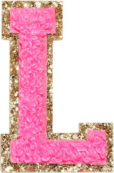 Bubblegum Glitter Varsity Letter Patches Preppy Letter Patches, Preppy Letters, Aesthetic Patches, Varsity Patches, Iron On Letter Patches, Pink Patch, Letter Patches, Iron On Letters, Varsity Letter