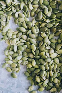 pistachios are on the table and ready to be cooked in the oven