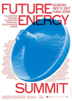 an advertisement for the future energy summit