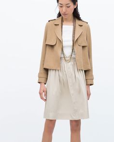 BUTTONED FLARED MIDI SKIRT from Zara Long Knit Skirt, Zara Spring, Flared Midi Skirt, Pencil Skirt Work, Striped Midi Skirt, Midi Flare Skirt, Beige Blazer, Knit Midi Skirt, High Waisted Pencil Skirt