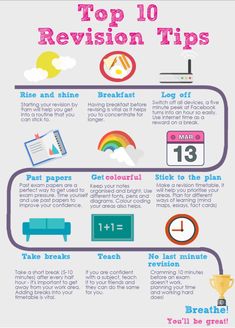 the top 10 revision tips