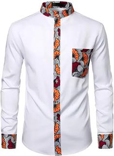 Latest African Wear For Men, Long Sleeve Button Up Dress, African Wear For Men, African Print Shirt, Traditional African Clothing, African Wear Styles For Men, Latest African Men Fashion, African Attire For Men, African Dresses Men