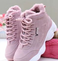 High Tops With Shorts, Womens Wedge Sneakers, Snow Sneakers, Fur Sneakers, Winter Snow Boots, High Top Shoes