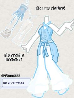 an image of a paper doll with clothes on it