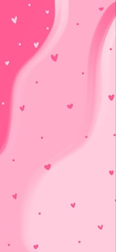 a pink background with hearts on it