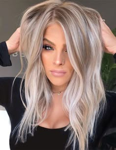 Spring Hair Color Blonde, Hair Color Blonde Highlights, Latest Hair Color, Ash Blonde Hair, Blonde Hair Inspiration, Blonde Hair Looks, Blonde Hair With Highlights