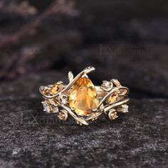 Item description ✦ Handmade item! ✦ Material: 925 sterling silver, Solid 10k/14K/18K GOLD (can be made in white/rose/yellow gold) Engagement ring ✦ Center stone: Natural Citrine ✦ Size/Weight: 6x8mm Pear Cut ✦ Side stones: Marquise Cut Natural Citrines and Round Cut Moissanites Wedding band ✦ Gemstones: Natural Citrines and Moissanites Any ring size can be made,if the ring size is not in the option list ,contact me. As it is handmade,it needs 2-4 weeks to finish and then be shipped by usps or DH Yellow Promise Ring, Topaz Wedding Ring Yellow, Citrine And Pearl Ring, Engagement Rings Citrine, Gift Pear Shaped Ring With Rose Cut Diamonds, Pear-shaped Rose Cut Diamond Ring For Gift, Pear Shaped Rose Cut Diamond Ring For Gift, Pear-shaped Citrine Gemstone Rings, Yellow Gold Citrine Diamond Ring For Anniversary